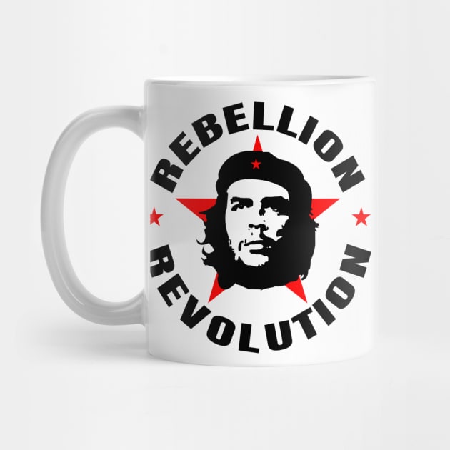 Che Guevara Rebel Cuban Guerrilla Revolution T-Shirt by HiDearPrint